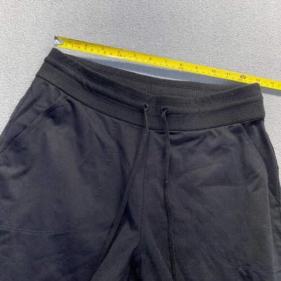 Athleta Jogger Pants Womens Size XS Black, Athletic Gym Workout,Drawstring - Picture 4 of 8